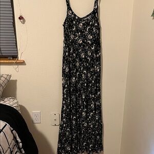 Torrid Black and White Celestial Maxi Dress